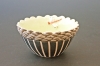 B/W Reed Series Vessel (Lime Green)
